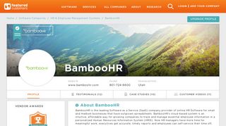 
                            9. 33 Customer Reviews & Customer References of BambooHR ...