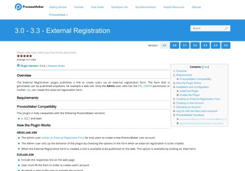 
                            9. 3.3 - External Registration | Documentation@ProcessMaker