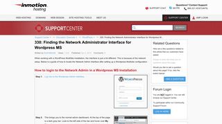
                            11. 330: Finding the Network Administrator Interface for Wordpress MS ...