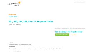 
                            4. 331 FTP Reply Code - Serv-U