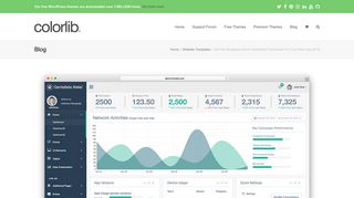 
                            6. 34 Free Bootstrap Admin Dashboard Templates 2018 - Colorlib