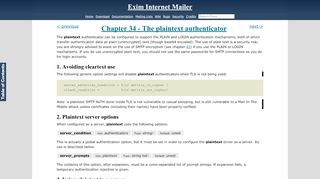 
                            6. 34. The plaintext authenticator - Exim