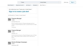 
                            11. 341 Thales Jobs | LinkedIn