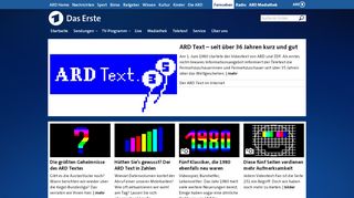
                            11. 35 Jahre ARD-Text - ARD | Das Erste