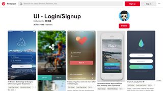 
                            5. 36 Best UI - Login/Signup images | UI Design, Design web, Interface ...