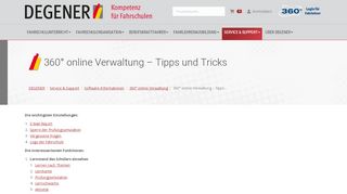 
                            4. 360° online Verwaltung - Tipps und Tricks - DEGENER Verlag ...