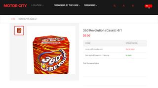 
                            10. 360 Revolution (case) | 4/1 - Motor City Fireworks - Red Apple Fireworks