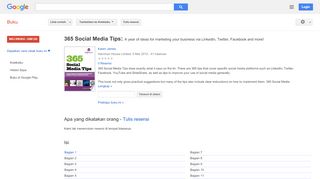 
                            11. 365 Social Media Tips: A year of ideas for marketing your business ...