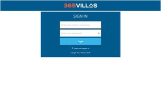 
                            5. 365villas.com - Sign In Your Account