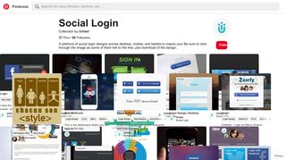 
                            3. 37 Best Social Login images | Login design, Login website ... - Pinterest