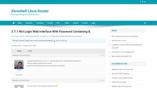
                            3. 3.7.1 not login web interface with password containing ...