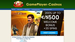 
                            13. 377bet Casino | 100 Free Spins on Sign Up - No Deposit ...