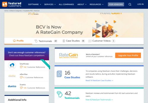 
                            13. 38 Customer Reviews & Customer References of RateGain ...