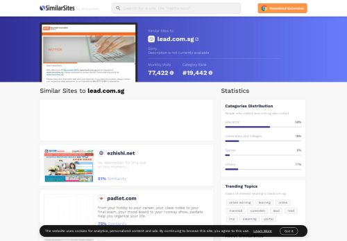 
                            11. 38 Similar Sites Like Lead.com.sg - SimilarSites.com