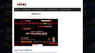 
                            8. 388poker - Situs Kartu Poker Online Terpercaya Di Indonesia