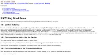 
                            5. 3.9 Writing Good Rules - Snort Manual