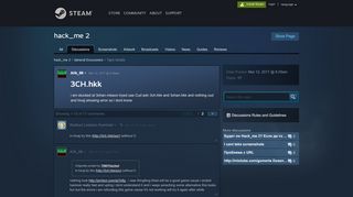 
                            3. 3CH.hkk :: hack_me 2 General Discussions - Steam Community