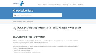 
                            5. 3CX General Setup Information – iOS / Android / Web ...