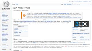 
                            13. 3CX Phone System - Wikipedia