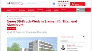 
                            12. 3D-Druck in Bremen mit Materialise - WFB