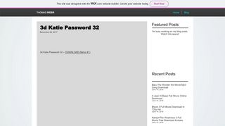 
                            11. 3d Katie Password 32 | erxyspe - Wix.com
