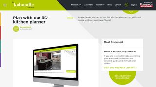 
                            2. 3D kitchen planner | kaboodle kitchen