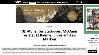 
                            13. 3D-Kunst für Studiosus: McCann versteckt Bäume hinter antiken ...