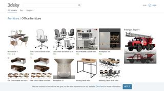 
                            8. 3d model: Furniture: Office Furniture - Download at 3dsky.org