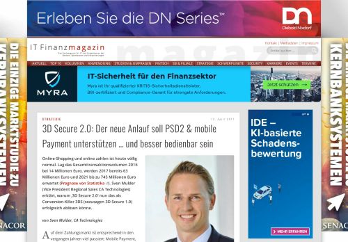 
                            12. 3D Secure 2.0: Der neue Anlauf soll PSD2 & mobile Payment ...