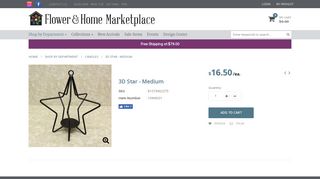 
                            4. 3D Star - Medium - Candles - Shop by Department