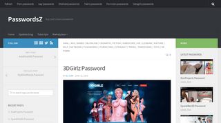 
                            2. 3DGirlz Password | PasswordsZ