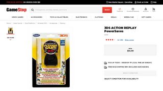 
                            5. 3DS ACTION REPLAY PowerSaves for Nintendo 3DS | GameStop