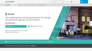 
                            4. 3ds Max | 3D Modeling, Animation & Rendering Software | Autodesk