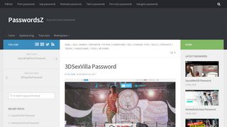 
                            5. 3DSexVilla Password | PasswordsZ
