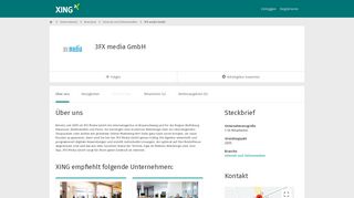 
                            4. 3FX media GmbH als Arbeitgeber | XING Unternehmen