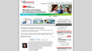 
                            4. 3M Ortho Learning: Earn Dental CE Credits Online through Live ...