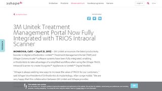 
                            6. 3M Unitek Treatment Management Portal Now Fully Integrated with ...