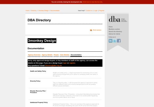 
                            11. 3monkey Design - Documentation | DBA - design business association