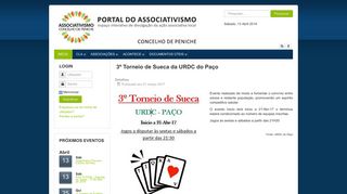 
                            11. 3º Torneio de Sueca da URDC do Paço - Portal do Associativismo do ...