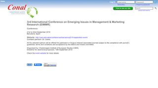 
                            9. 3rd International Conference on Emerging Issues in Management ...