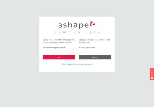 
                            1. 3Shape Communicate Portal