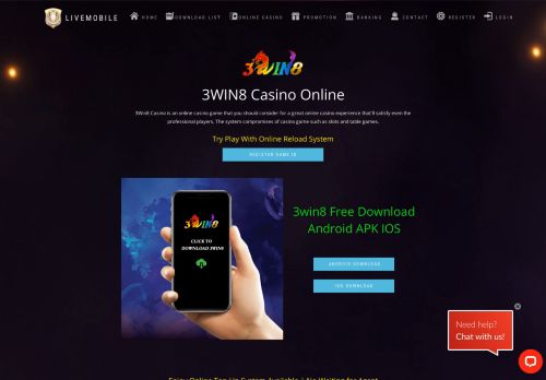
                            5. 3WIN8 Casino | Automatic Online Top Up | Be Agent Yourself