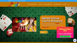 
                            4. 3WIN8 Official Online Casino Malaysia | Free Account