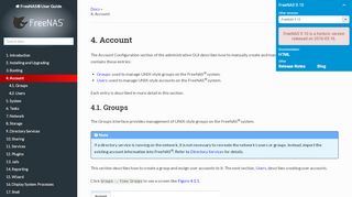 
                            6. 4. Account — FreeNAS® User Guide 9.10.2-U2 Table of Contents