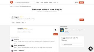 
                            10. 4 Alternatives to 4K Stogram for Linux, Windows, Mac | Product Hunt