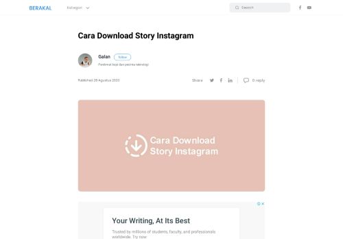 
                            9. √ 4 Cara Download Story Instagram (IG) Tanpa Aplikasi / Pakai + ...