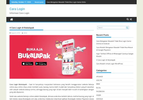 
                            6. 4 Cara Login di Bukalapak | Cara Login