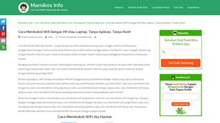 
                            2. 4 Cara Membobol WiFi Ala Hacker Dengan Sangat Mudah - Mamikos