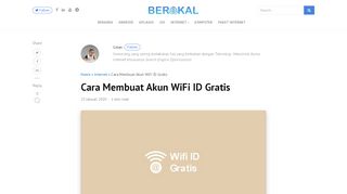 
                            6. √ 4 Cara Membuat dan Login Akun WIFI ID Gratis [2019] - Berakal.com