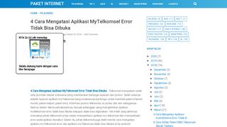 
                            6. 4 Cara Mengatasi Aplikasi MyTelkomsel Error Tidak Bisa Dibuka ...